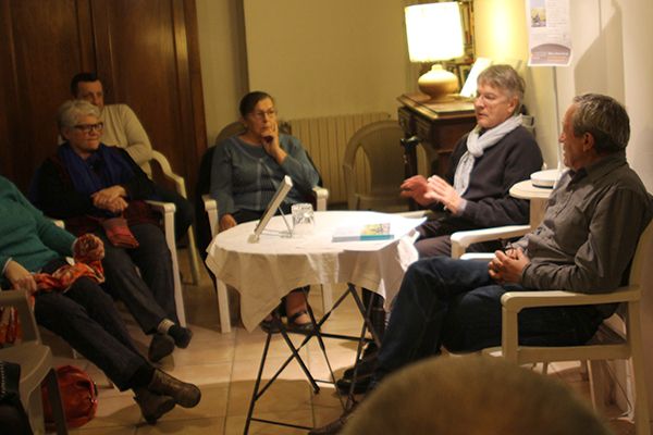 Yves Bichet à la librairie Elan Sud pour son roman Indocile