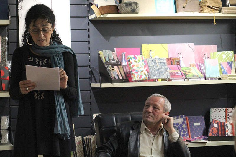 Dominique Lin à la librairie Montfort de Vaison-la-Romaine