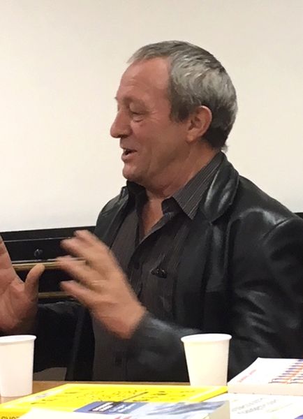 Jean-Pierre Cendron, Jean Dherbey et Dominique Lin à Feuilles d'automne de Colmars les Alpes