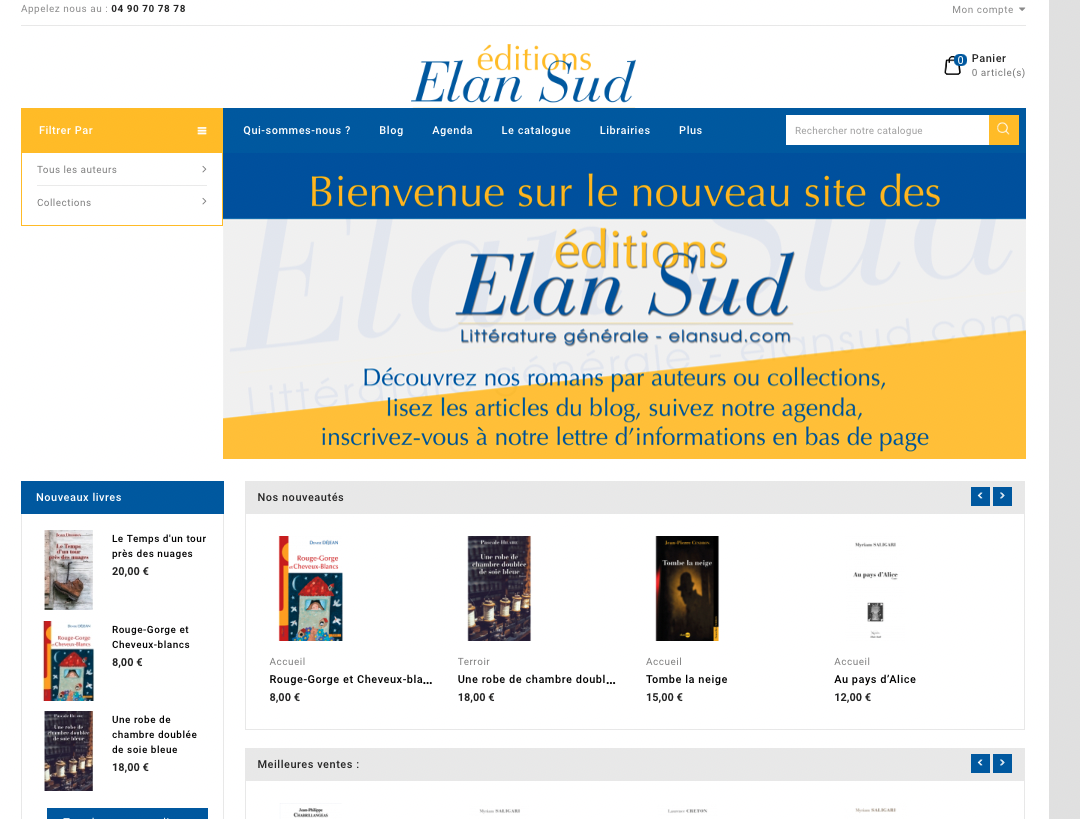 Un nouveau blog Elan Sud sur elansud.com