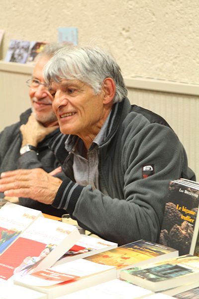 Jean-Pierre Cendron, Jean Dherbey et Dominique Lin à Feuilles d'automne de Colmars les Alpes