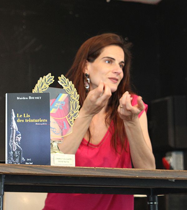 Bénédicte Rousset hier à Bollène, samedi à Carpentras [Espace Culturel Leclerc]