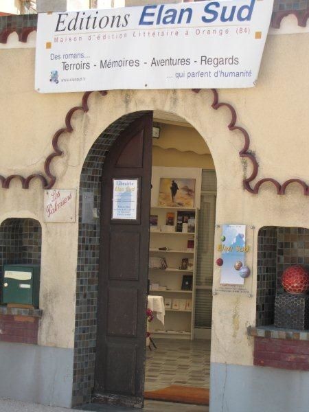 librairie de la maison d'édition Elan Sud
233 rue des Phocéens - 84100 Orange