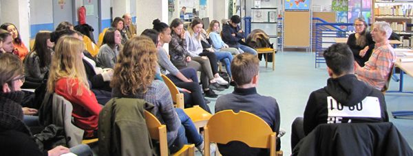 Rencontre des lycéens avec Jean-Philippe Chabrillangeas, lauréat du Prix 2017