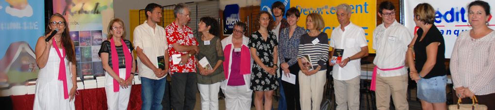 Jean-Philippe Chabrillangeas reçoit son Prix des mains de Michèle Gazier