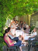 Rencontre avec Michèle Pouget, à la librairie Elan Sud et dans ses jardins…