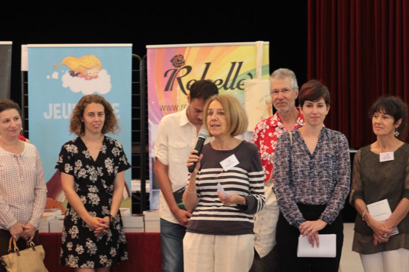 Jean-Philippe Chabrillangeas reçoit son Prix des mains de Michèle Gazier