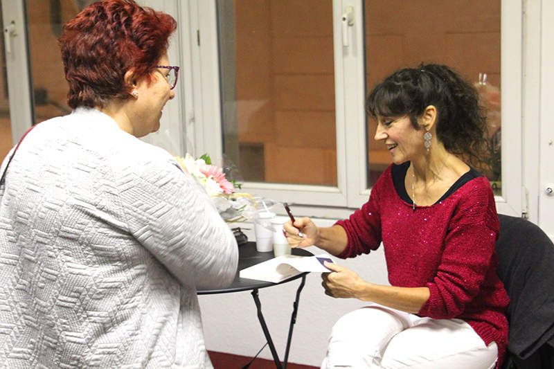 Myriam Saligari présentait la Pomme d'Ève à La Comédie Humaine, Avignon
