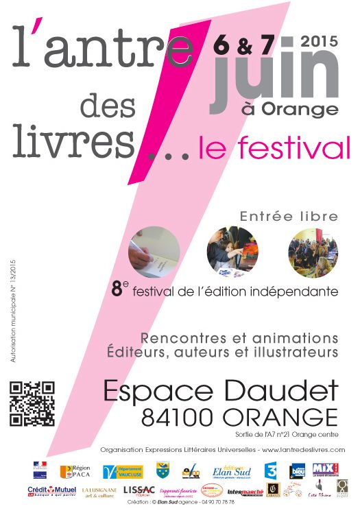 L'antre des livres, les 6 et 7 juin 2015 : un avant-programme + 2 jours de festival