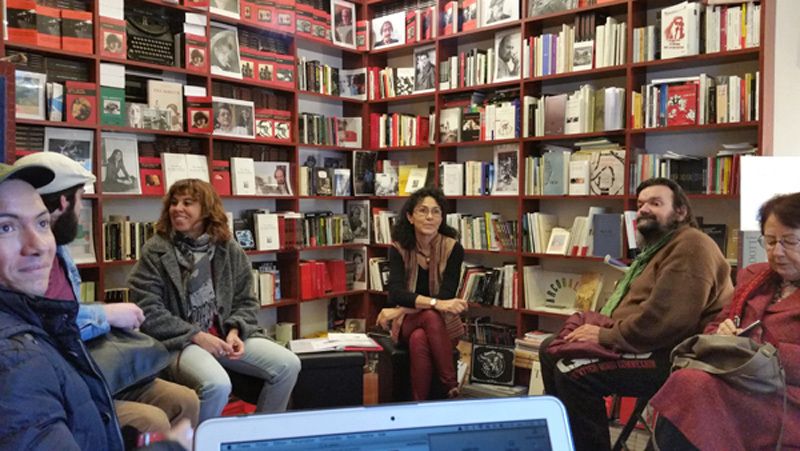 Christine Matos à la librairie l'Atinoir