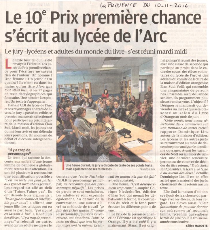 Pendant la rencontre et article dans la presse