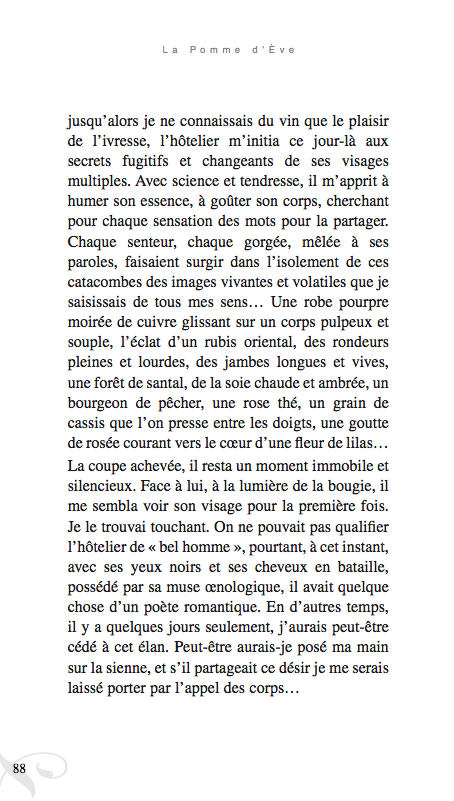 Extrait de La Pomme d'Ève, de Myriam Saligari, collection élan d'elles chez Elan Sud