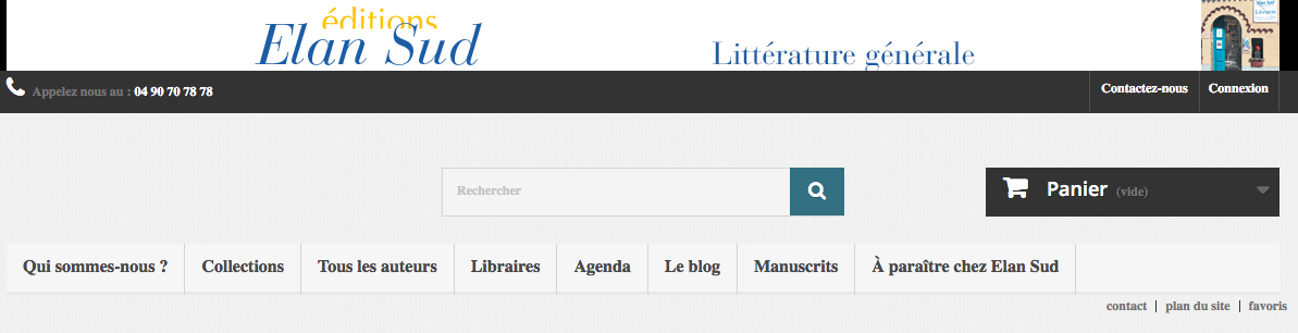 Elan Sud, édition indépendante en littérature générale