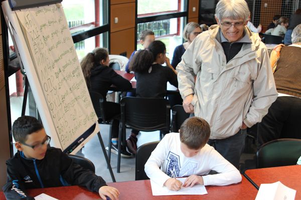 Denise Déjean, Jean Dherbey et Dominique Lin en ateliers et dédicaces