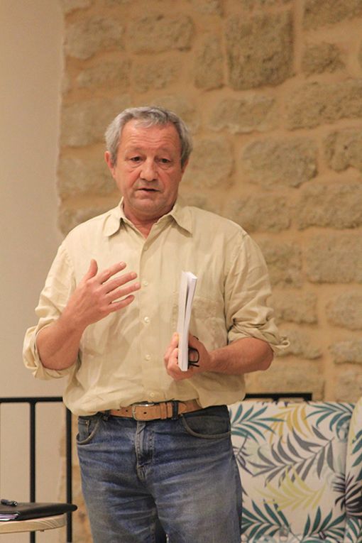 Dominique Lin présente les Lettres du Front d'Émile Sauvage, et 39-45 en Vaucluse, éd. Elan Sud à Châteauneuf-du-Pape [vidéo]